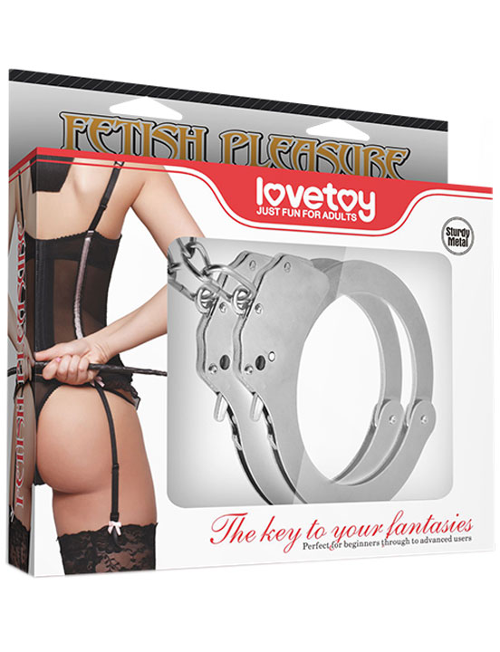 Оковы на ноги Fetish Pleasure, серебристые