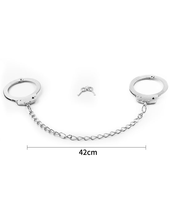 Оковы на ноги Fetish Pleasure, серебристые