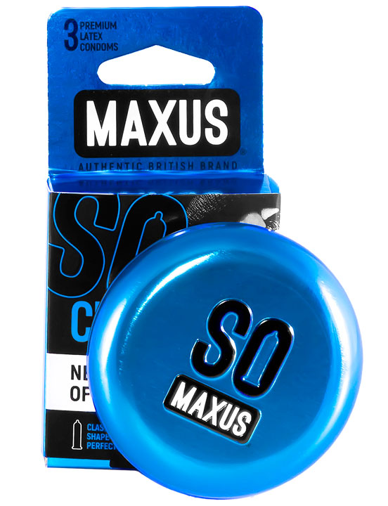 Презервативы MAXUS Classic, классические, 3 шт., ж/к
