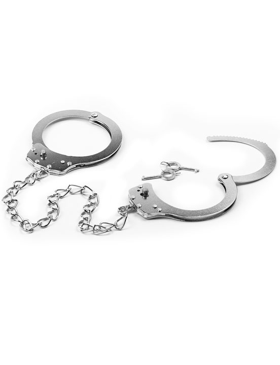 Оковы на ноги Fetish Pleasure, серебристые