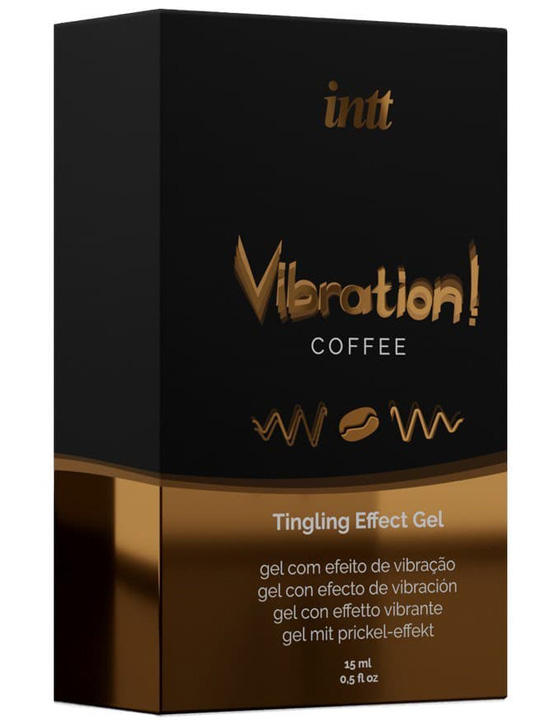 Жидкий интимный гель COFFEE VIBRATION с эффектом вибрации, 15 мл
