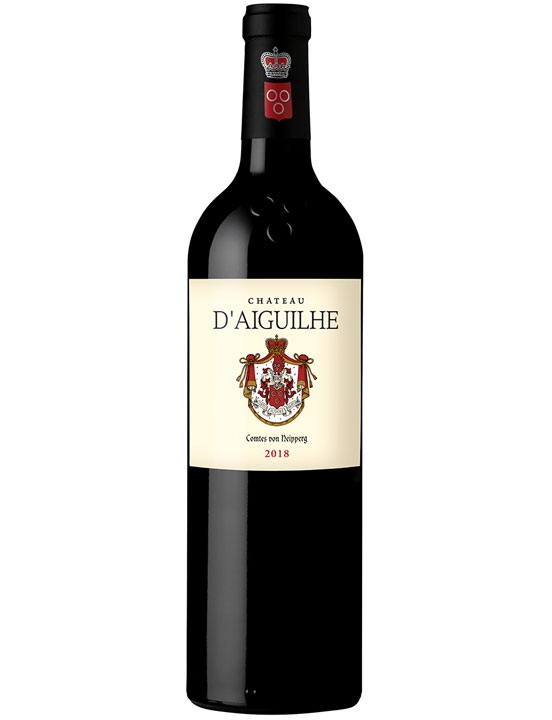 Castillon - Côtes de Bordeaux AOC. Château d'Aiguilhe 2018