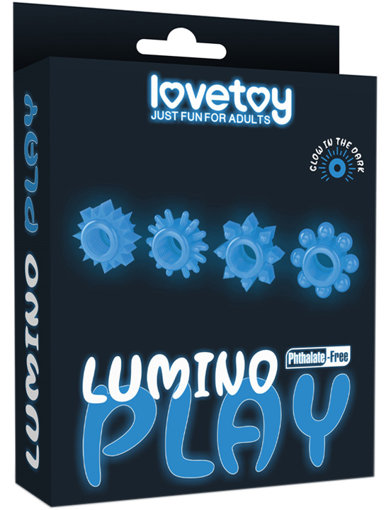 Набор эрекционных колец Lumino Play, 4 шт.