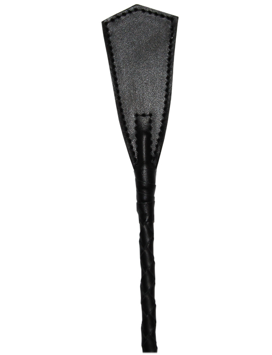 Стек витой, наконечник «хлопушка», короткий, чёрный, 700 мм