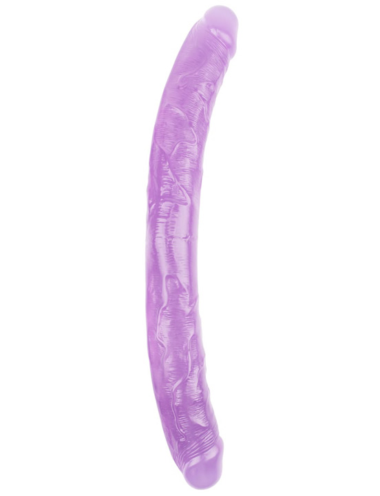 Фаллоимитатор сдвоенный, фиолетовый, 47x460 мм