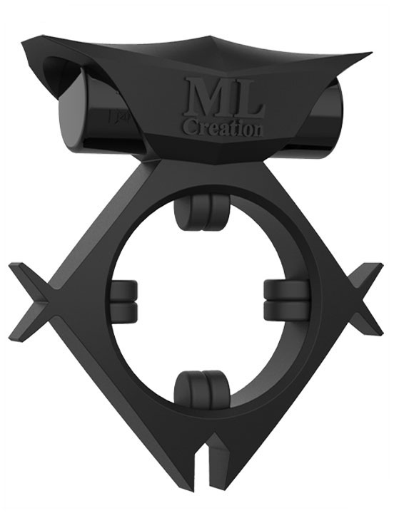 Виброкольцо эрекционное Batboy Ring, USB, чёрный, 85 мм