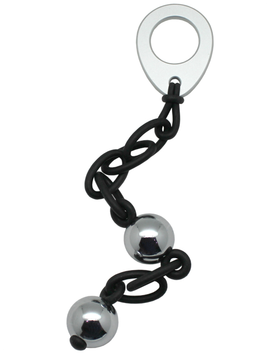 Шарики Love in Chains на силиконой цепочке, диаметр 23 мм