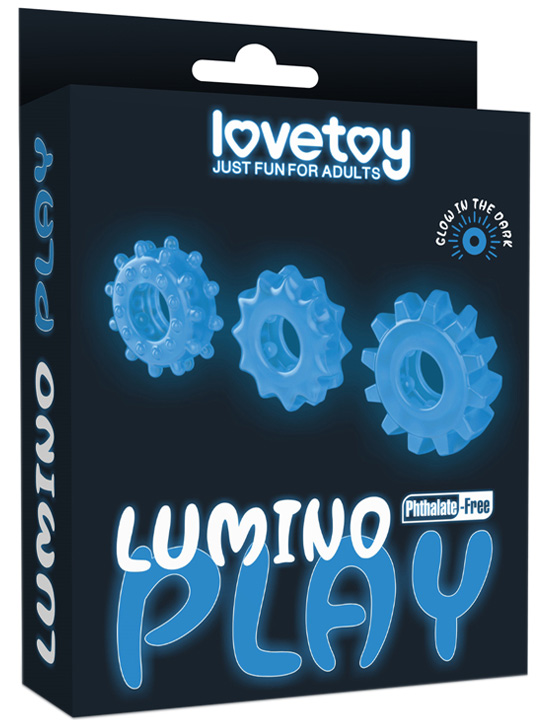 Набор эрекционных колец Lumino Play, 3 шт.