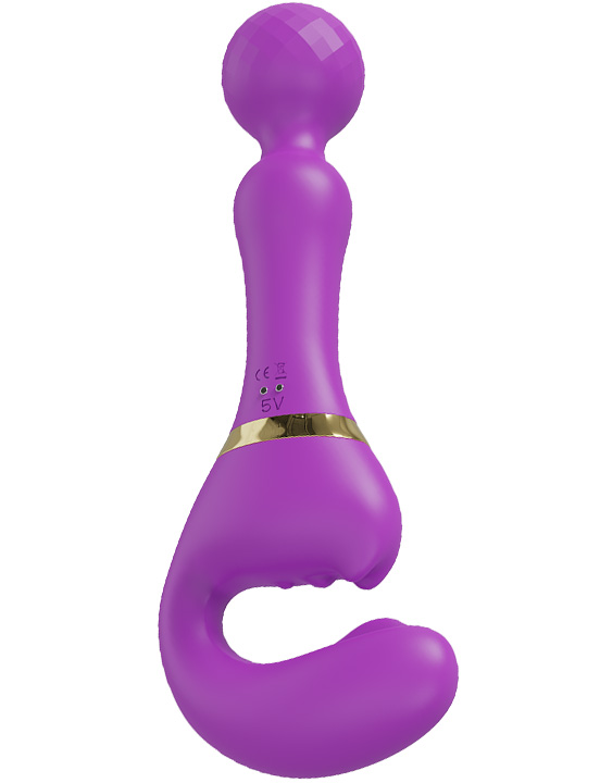 Вибратор Eroticon Duo, фиолетовый