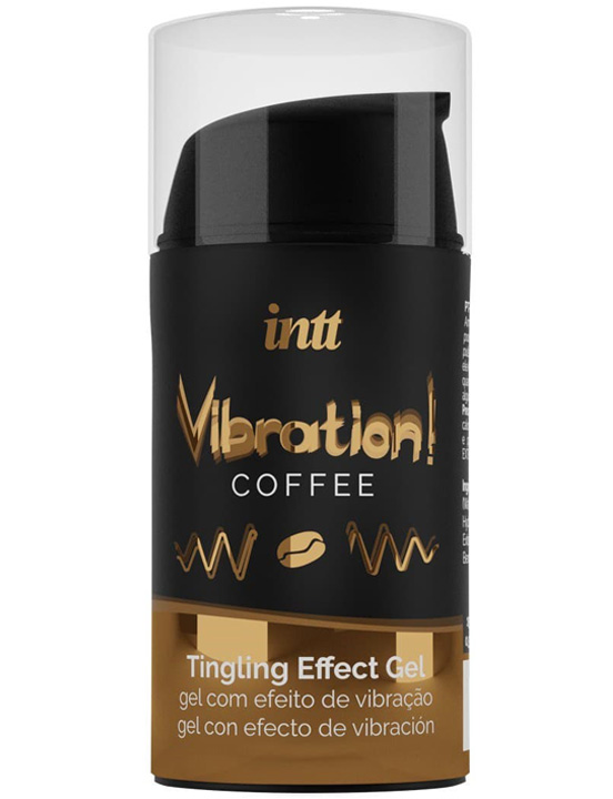 Жидкий интимный гель COFFEE VIBRATION с эффектом вибрации, 15 мл