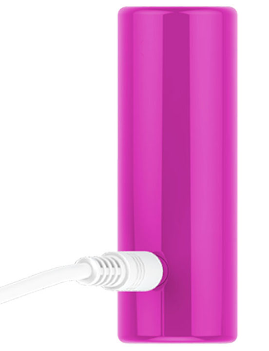Вибропулька на палец Power Finger, USB, розовый, 44x18 мм