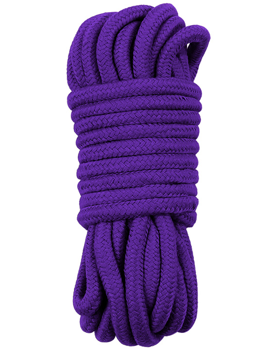 Верёвка Fetish Bondage Rope для бондажа и декоративной вязки, фиолетовый, 10 м