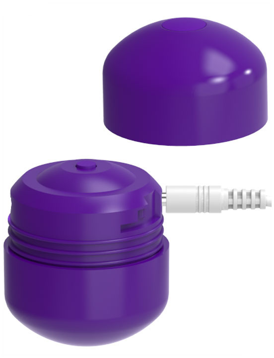 Вибратор клиторальный Cute Bullet, USB, фиолетовый, 46x30 мм