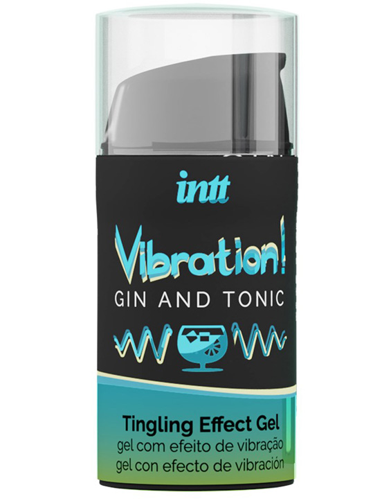 Жидкий интимный гель GIN & TONIC VIBRATION с эффектом вибрации, 15 мл