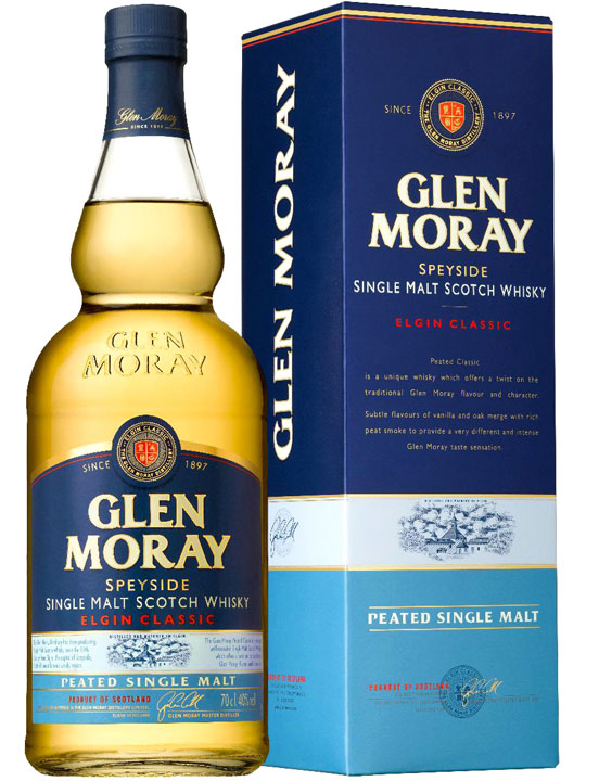 Glen Moray Single Malt Elgin Сlassic Peated in gift box