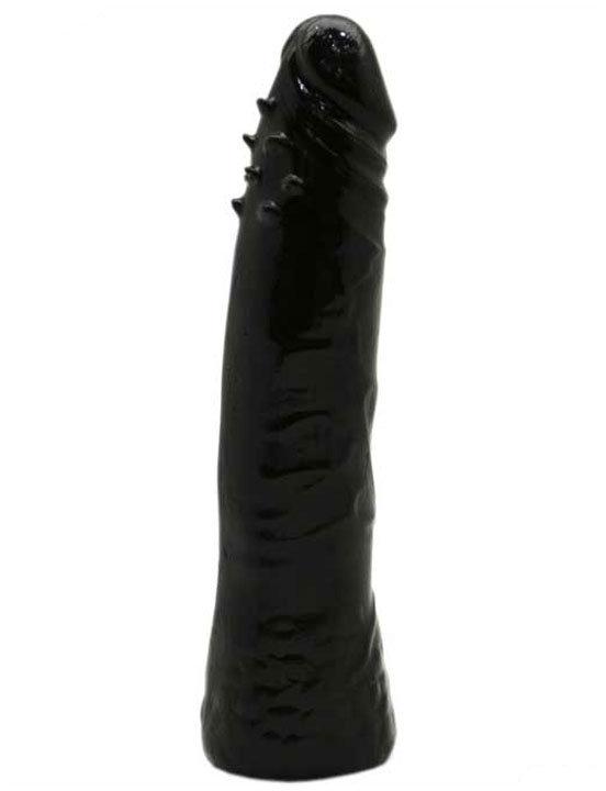 Фаллоимитатор Eroticon Realistic, гнущийся, чёрный, 40x185 мм