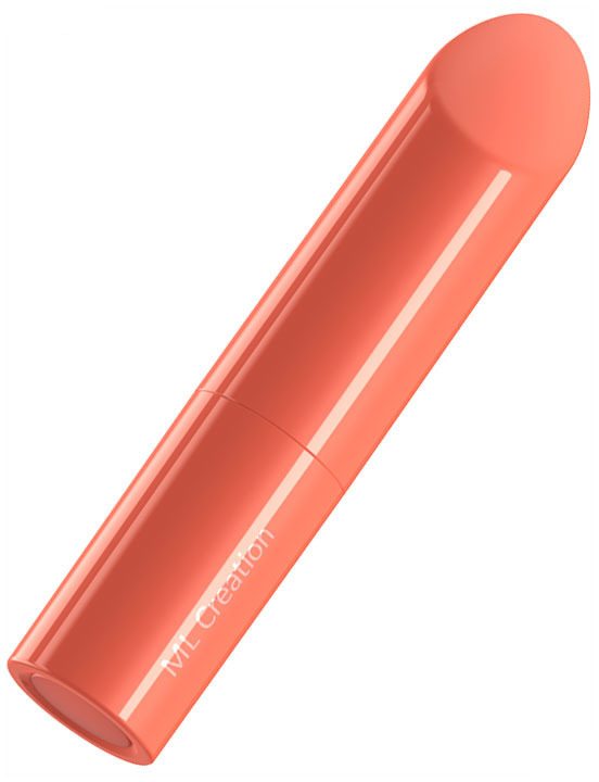 Мини-вибратор Love Bullet, USB, оранжевый, 84x17 мм