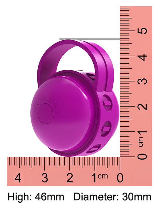 Вибратор клиторальный Cute Bullet, USB, розовый, 46x30 мм