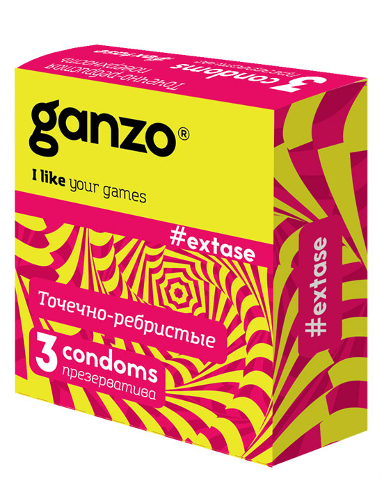 Презервативы GANZO Extase, 3 шт.