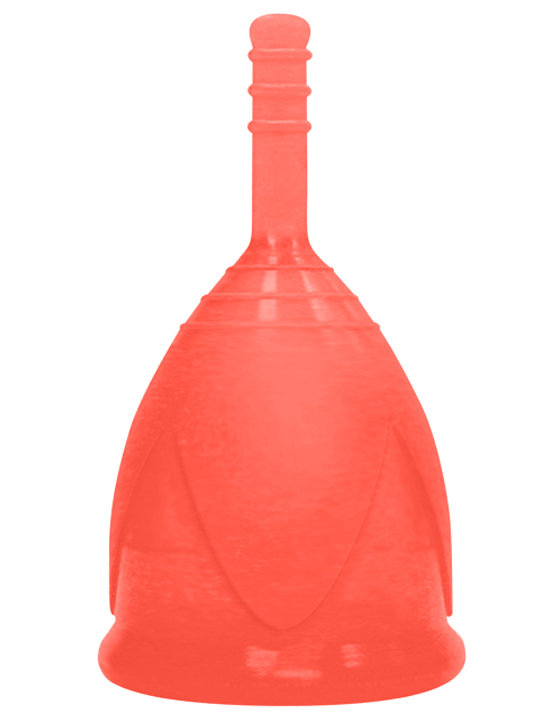Менструальная чаша красная, S, 35 мл