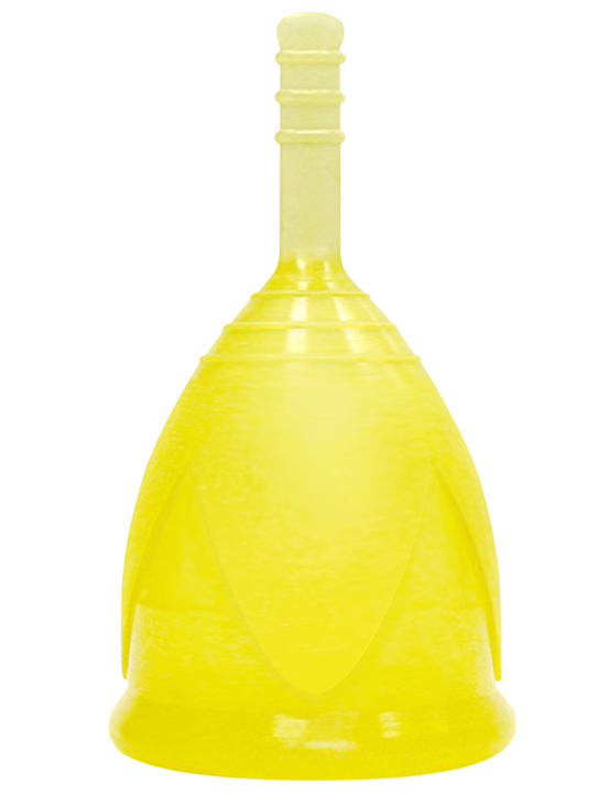 Менструальная чаша жёлтая, L, 40 мл